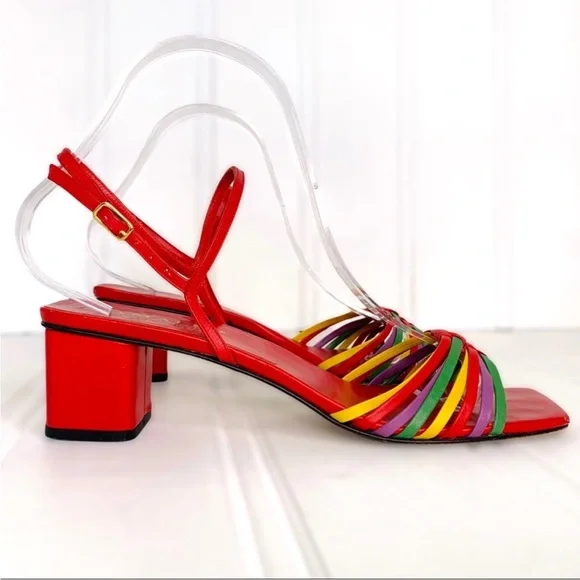 ⭐️SOLD⭐️ amalfi by rangoni square toe sandals - Picture 2 of 13